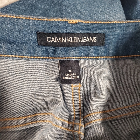 Womens denim Calvin Klein shorts size 12 - Picture 4 of 4